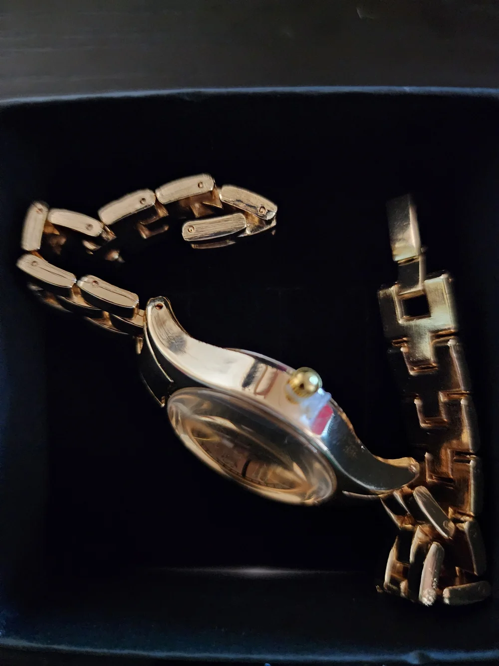 Women's Gold-Tone Analog Bracelet Watch